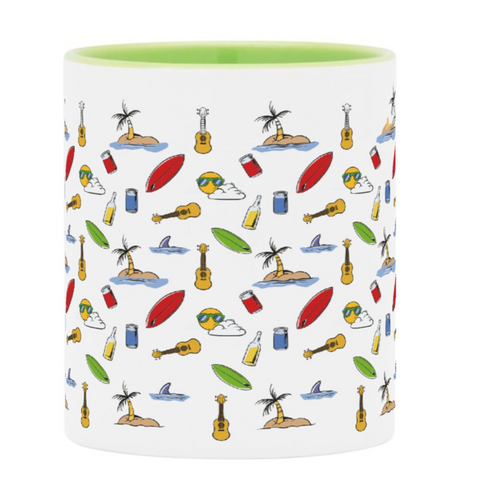 Beach & Music Vibes Coffee & Tea Mug