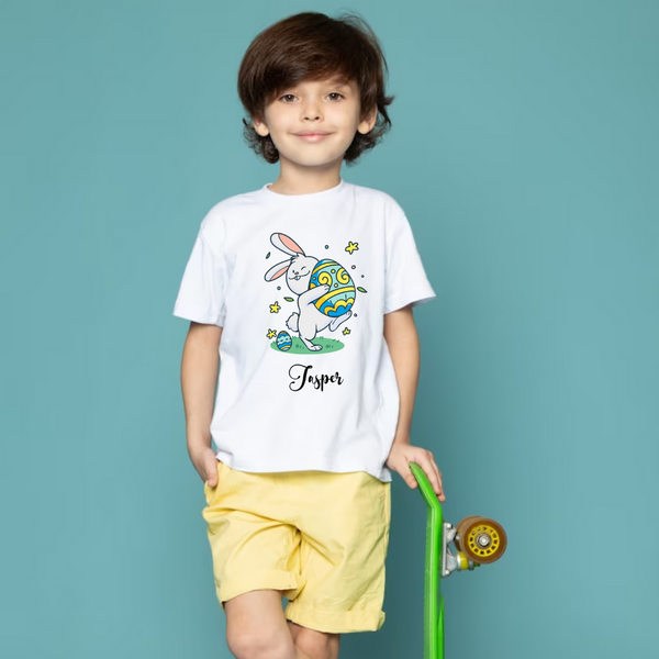 Personalised Easter T-Shirt For Girls and Boys
