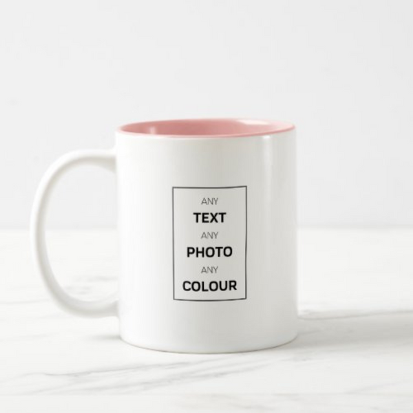 Personalised Mug - Add your Text - Logo - Photo