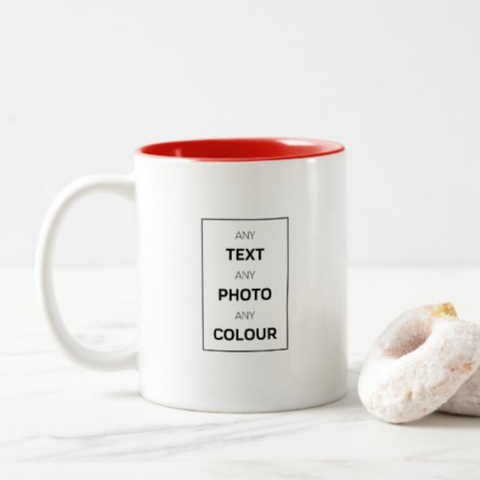 Personalised Mug - Add your Text - Logo - Photo