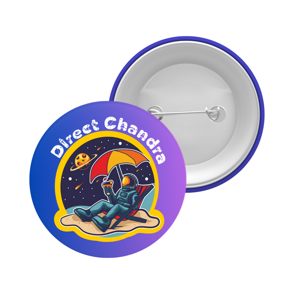 Direct Chandra Moon Celebration Pin Badge