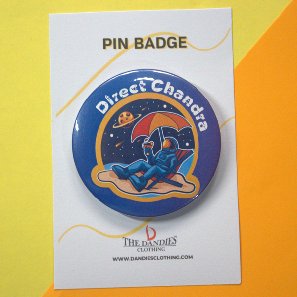 Direct Chandra Moon Celebration Pin Badge