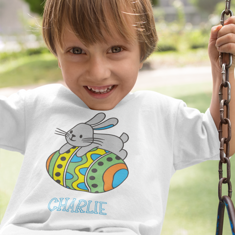 Personalised Easter T-Shirt For Kids