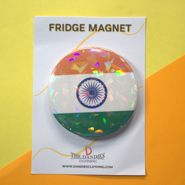 India Flag Fridge Magnet