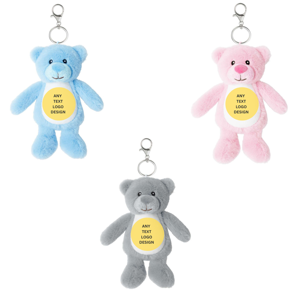 Personalised Bear Keychain -  Mini Keepsake for Friends & Memories