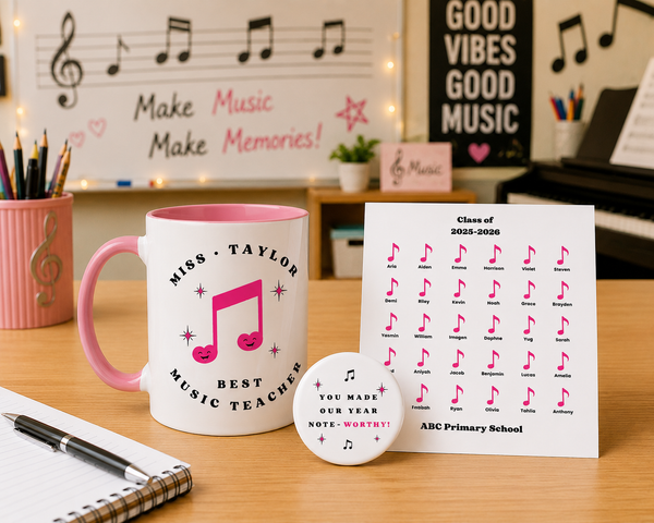 Personalised Music Teacher Gift Box