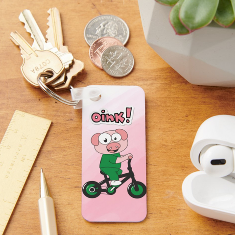 Oink the Pig Keychain