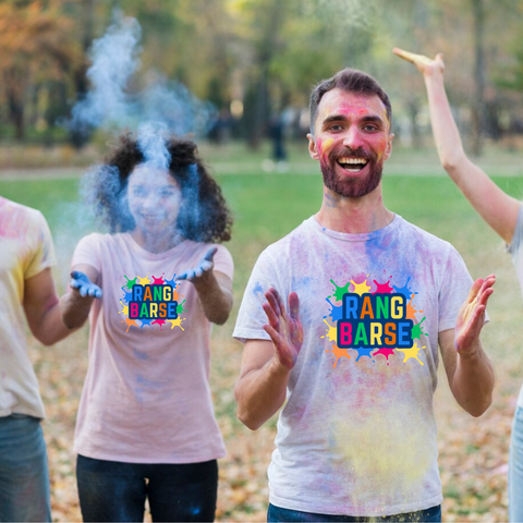 Rang Barse Holi Festival Tee for Family