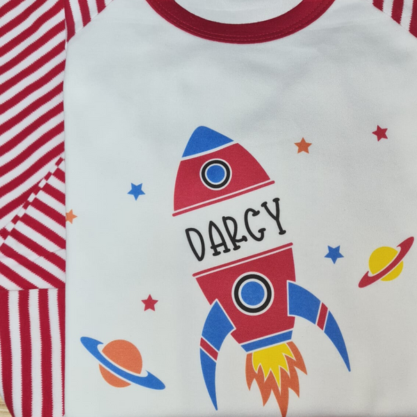 Personalised Space Birthday Pyjamas