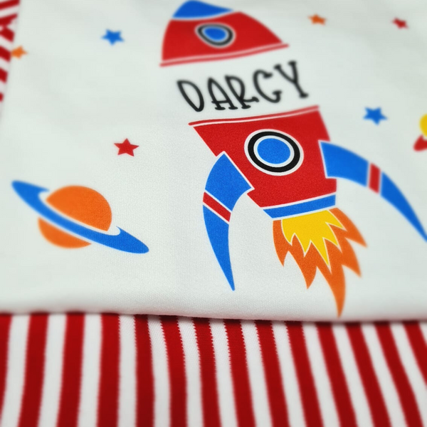 Personalised Space Birthday Pyjamas