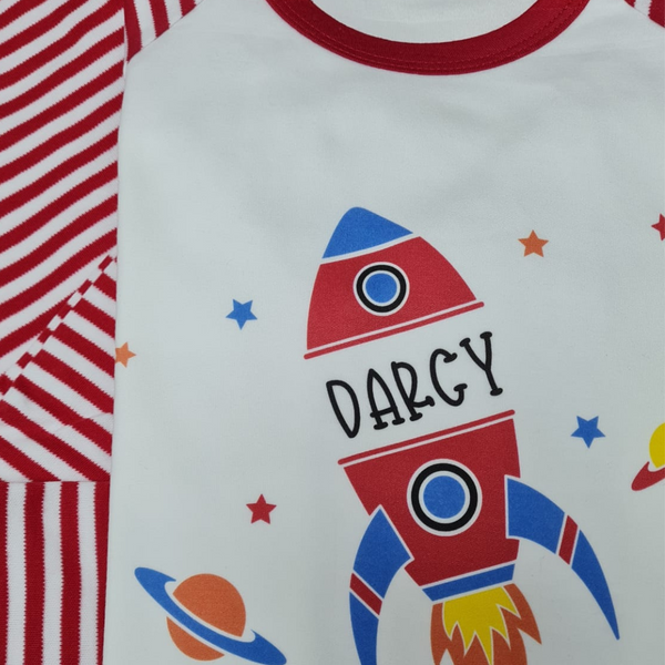 Personalised Space Birthday Pyjamas