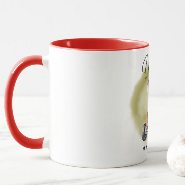 Undir Mama Aylo' Song Mug - Contrast Inner and Handle
