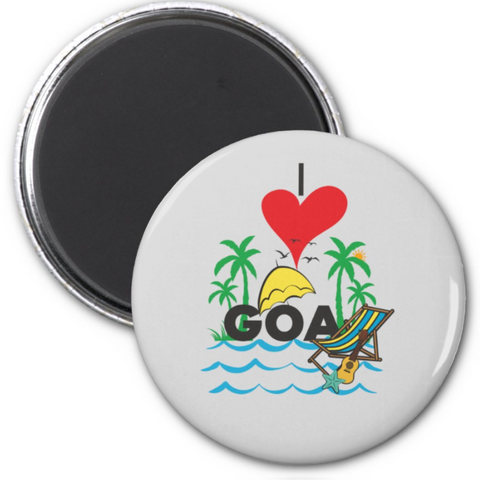 I love Goa Fridge Magnet