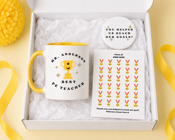 Personalised PE Teacher Gift Box