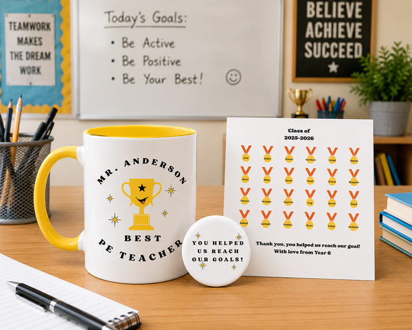 Personalised PE Teacher Gift Box