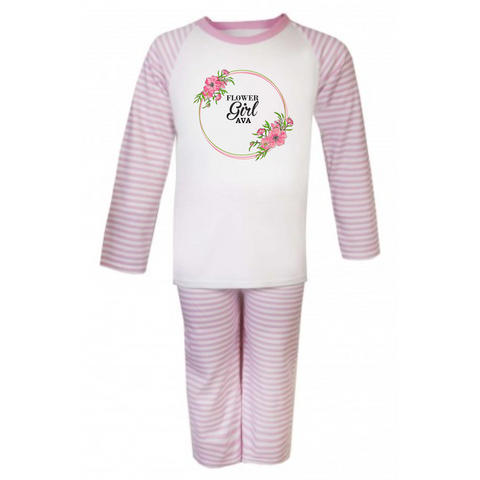 Personalised Flower Girl Pyjamas