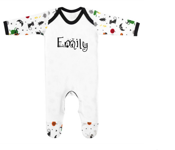 Personalised Halloween Babygrow