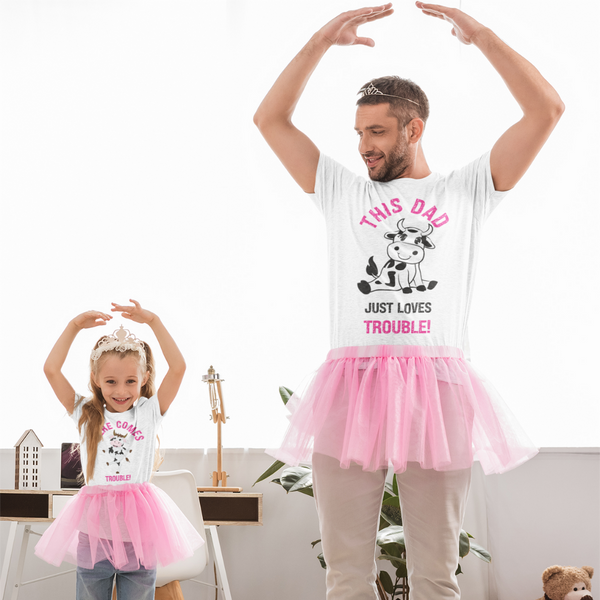 Fathers Day T-shirt for Girls