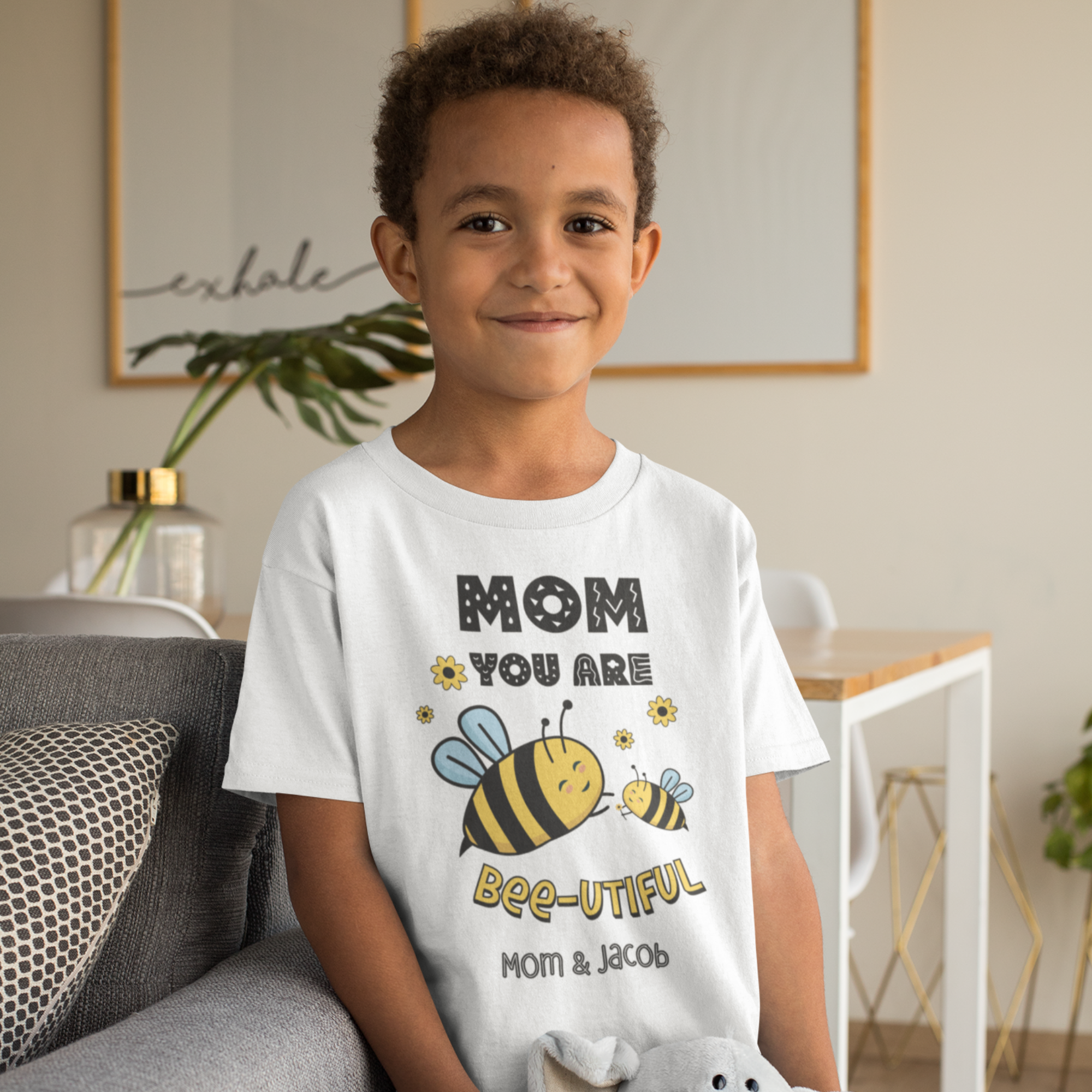 Mothers Day Bee T-Shirt For Kids
