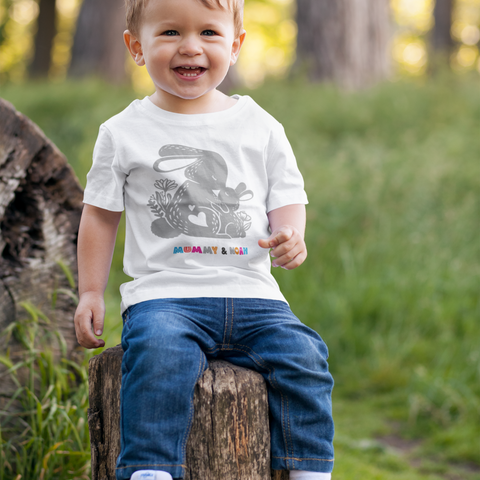 Mothers Day Bunny T-Shirt For Kids