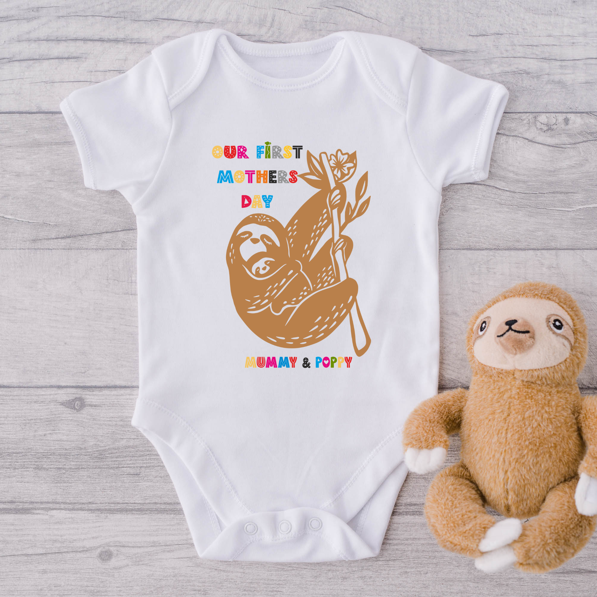 First Mothers Day Slot Onesie