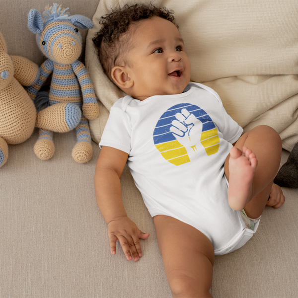 Ukraine Flag Hand T-Shirt