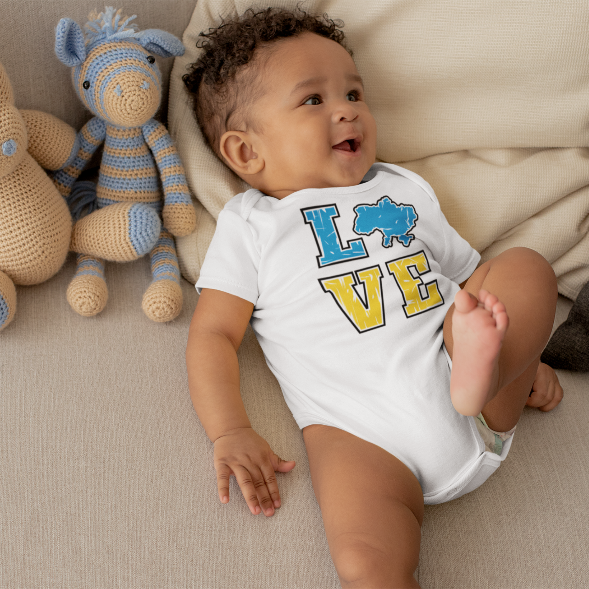 Ukraine Flag Love T-Shirt