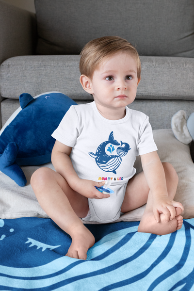 Mothers Day Whale Onesie