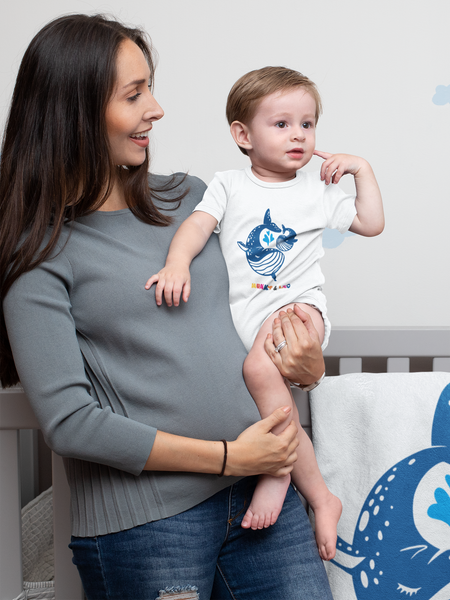 Mothers Day Whale Onesie