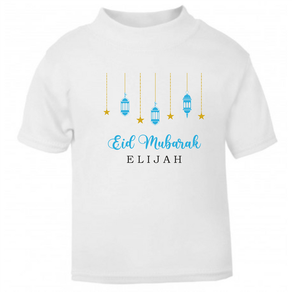 Kids Personalised Eid Mubarak T-shirt