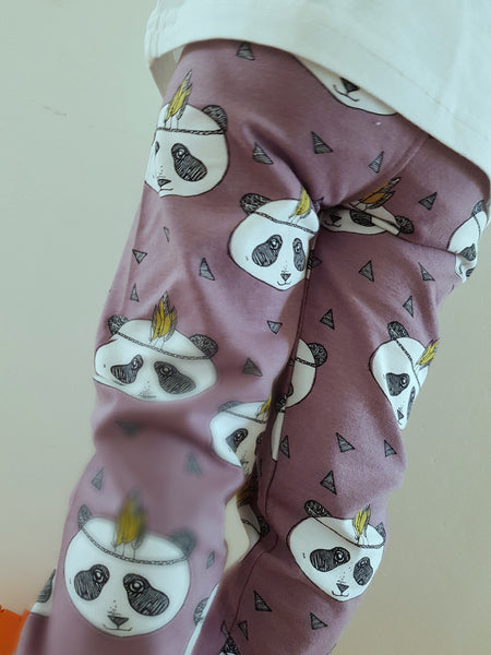 Organic Panda Baby And Toddlers Leggings