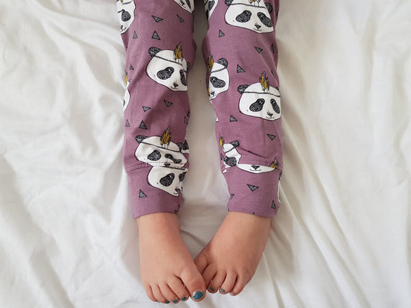Organic Panda Baby And Toddlers Leggings