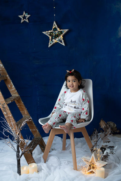 Snowman Theme Siblings Matching Pyjamas