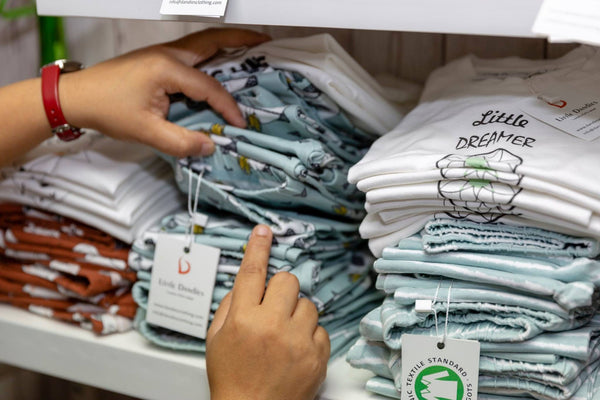 Organic Cotton Fox Baby or Toddler Girl Leggings