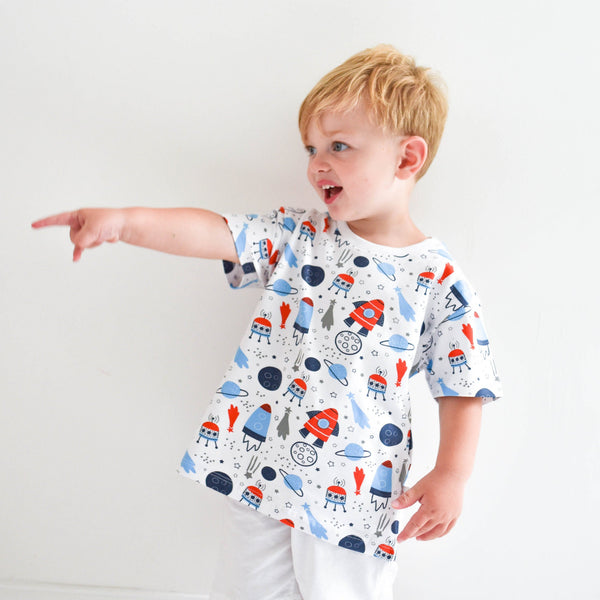 Space T-Shirt Organic Cotton T-Shirt