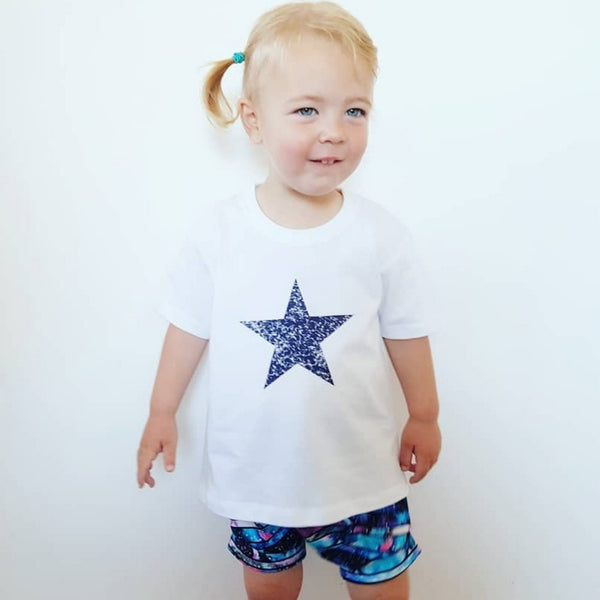 Yellow Star T-Shirts For Kids