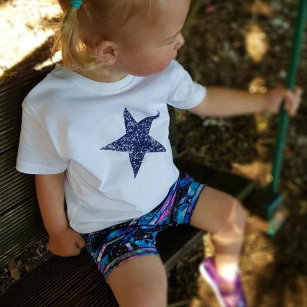 Yellow Star T-Shirts For Kids