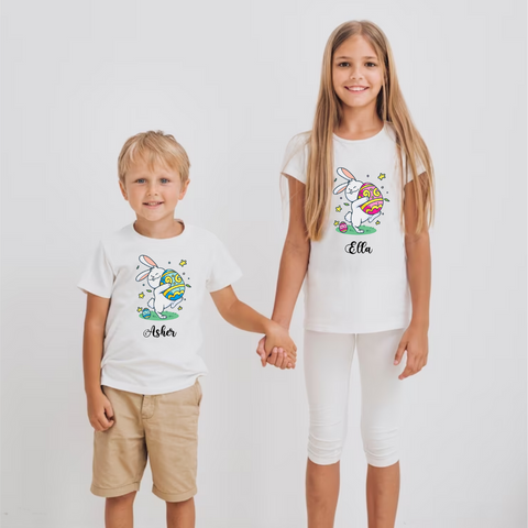 Personalised Easter T-Shirt For Boys and Girls