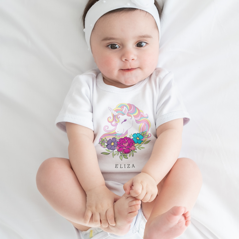 Siblings Matching Unicorn Birthday Outfit